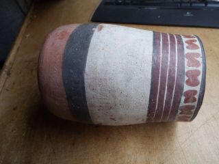 Pre - Columbian Pottery Nazca Painted Pot Rare 5 " X 7 "
