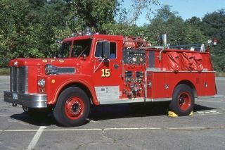 Springfield Ma Engine 15 1976 Maxim Pumper - Fire Apparatus Slide