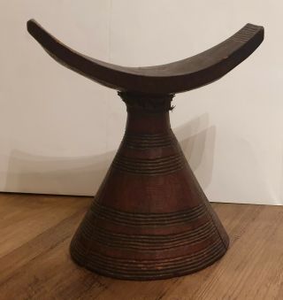 Ethiopian Tribal Headrest.  Wood Carvings Gurage Ethiopia.  - Ethiopia
