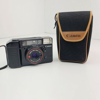 Canon Sure Shot Af35m Ii Autoboy Vintage 35mm Film Camera 38mm 1:2.  8 W/ Case Euc