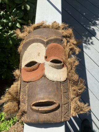 ? African Old Igbo Face Wood Mask / Mask Nigeria Hand Carved