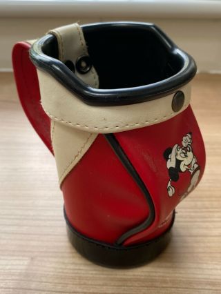 Disney Mickey Mouse 99 Holes Of Golf Pen Pot In Golf Bag Design From Disneyworld