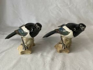 Vintage Beswick 2305 Magpies “two For Joy” - Pristine