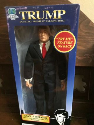 President Donald J.  Trump 12 " Talking Doll - Says 17 Phrases From The Apprentice