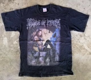 Cradle Of Filth [ Vigor Mortis ] 2000 Vintage Cotton Tour T Shirt L