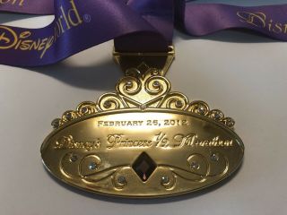 Disney Princess Half 1/2 Marathon Medal 2012,  Mickey Mouse,