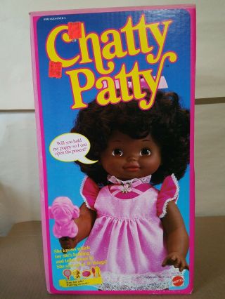 Black Chatty Patty Doll Mattel 7024