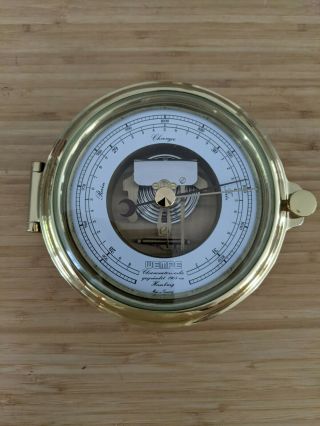 Vintage Wempe Chronometer Werke Barometer Gegrundet 1905 Hamburg Germany