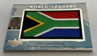 Cyril Ramaphosa Decision 2020 Series 2 World Leaders Flag Wl93 South Africa