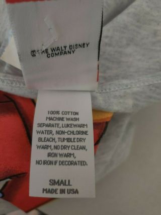 Mickey Inc 25th Anniversary Walt Disney World Mickey Mouse Grey Tank Top Shirt S 3