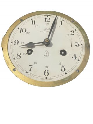 Vintage Schatz Royal Mariner German 8 Day Ship Clock Collectible Maritime