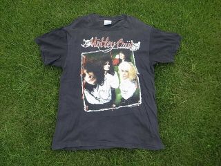 Vintage Motley Crue 1989 Dr Feelgood Tour Shirt Guns N Roses Wasp Cinderella