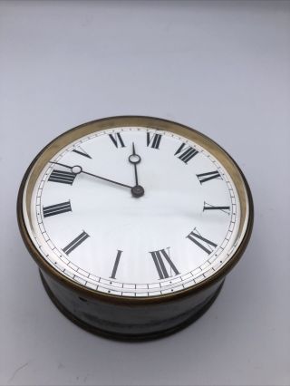 Vintage Antique Brass Marine Clock Chronometer