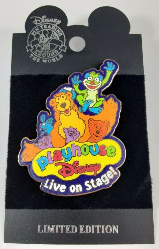 Playhouse Disney Bear In The Big Blue House Disney Pin Live On Stage
