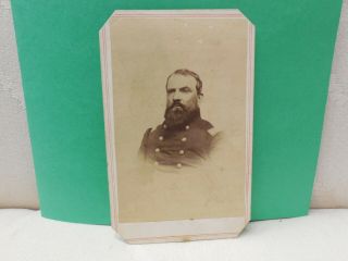 Vintage,  Carte De Visite (cdv),  Civil War Lt.  Colonel Leonidas Horney