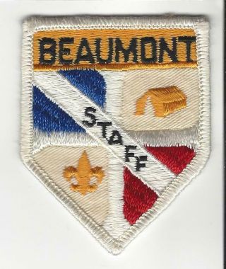 Beaumont Scout Reservation Staff Patch - Greater Cleveland Cuyahoga Oa 17 Camp