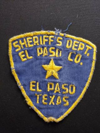 Vintage El Paso County Sheriff 