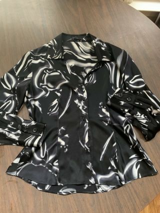 Vintage Versace Silk Shirt Casual Size 42