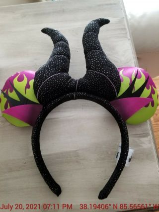 Disney Parks Maleficent Horn Ears Headband