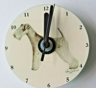Lakeland Terrier Cd Clock By Curiosity Crafts