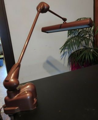 Vintage Art Specialty Co.  Flexo Articulating Swivel Drafting Desk Lamp Light