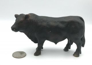 Schleich Black Angus Bull Male Cow Figure 2002 Retired 13766