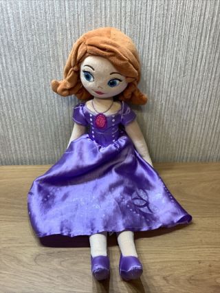 Disney Sofia The First Plush Large 20 Inch Soft Toy Doll Teddy Princess Purple