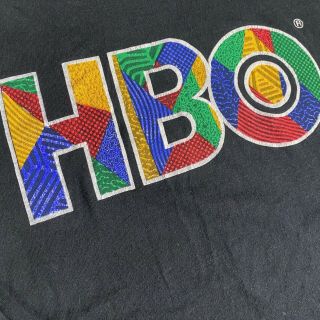 VTG 90s HBO Black Long Sleeve Graphic T shirt XXL Fruit of the Loom USA Movie 2