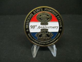 Missouri State Highway Patrol 90th Anniversary Challenge Coin
