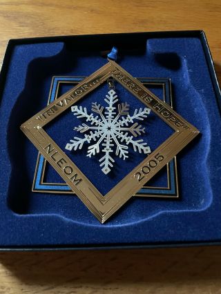 2005 National Law Enforcement Officer Memorial Christmas Ornament