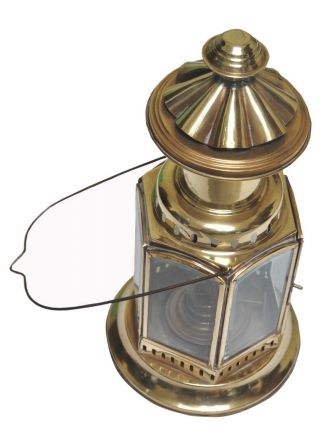 Handmade 10 " Nautical Vintage Style Brass Maritime Miner Ship Lantern Oil Lamp
