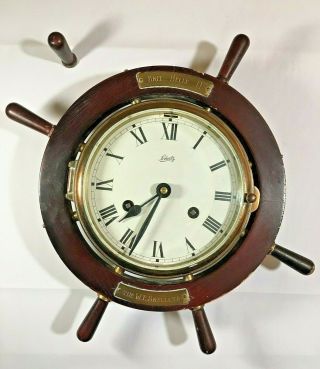 Vintage Schatz Clock - Nautical Theme,  Ship 