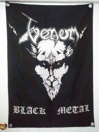 Venom Black Metal Flag Banner Cloth Poster Tapestry Banner Death 1996 Vintage