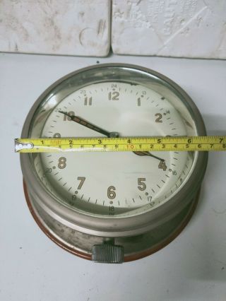 Deceased estate Large Vintage Marine Clock in great 3