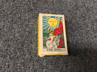 Vintage 1968 Albano Waite Miniature Tarot Card Deck - Deluxe Edition All 78