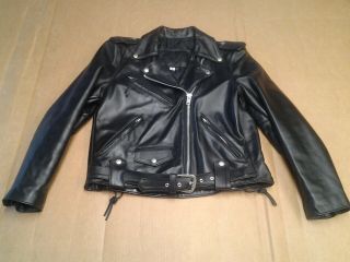 Harley Davidson Vintage Ladies Leather Jacket Size M Made In Usa