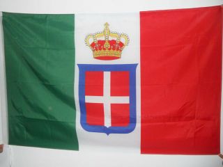 Kingdom Of Italy Crown Flag 3 