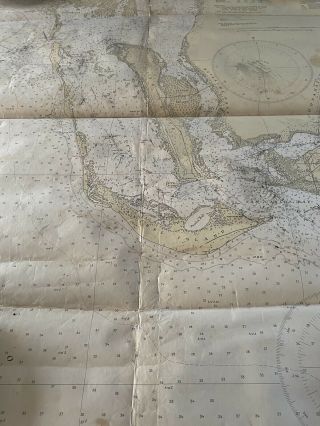 1929 Us Coast And Geodetic Survey Map Of Gulf Coast Fl Estero Bay To Lemon Bay