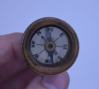 Antique Vintage Marble Arms & Mfg Co Lapel Clip Pin On Compass M