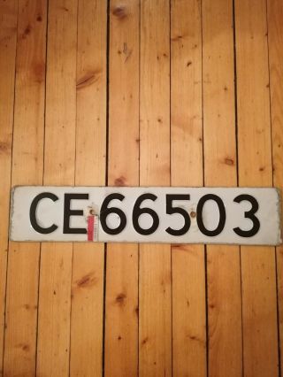 Norway Licence Plate