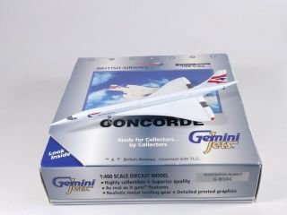 British Airways Concorde G - Boac Metal Aircraft Model 1:400 Scale Gemini Jets