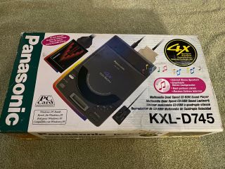 Vintage Panasonic Kxl - D740 Quad Speed Pcmcia Cd - Rom Player And Interface Card