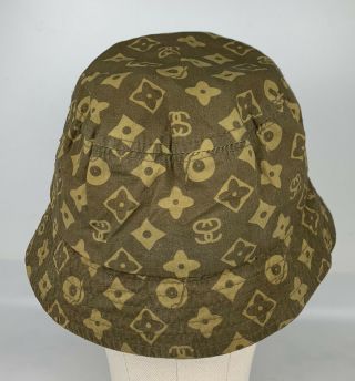 RARE Vintage Stussy Hats Brown Bucket Cap Adult Small/Medium Made in USA S/M 2