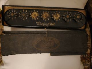 The Lightning Calculator By The Calculator Coroporation VINTAGE1920 ' s 3