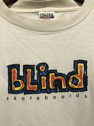 vintage 90s 00s blind skateboards shirt mark gonzales tultex 2