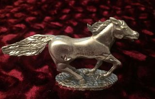 ✅ Pewter Horse Figurine (4  X 2  Masterworks Fine Pewter)