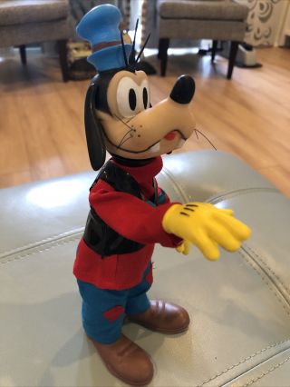 Rare Vintage 1970s Walt Disney World Florida Large 9 " Goofy Toy Figure Doll
