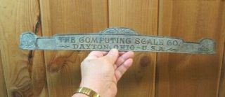 Rare Vintage Victorian Scale Topper The Computing Scale Co Dayton Ohio B4243