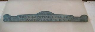 RARE Vintage Victorian Scale Topper The Computing Scale Co Dayton Ohio B4243 2