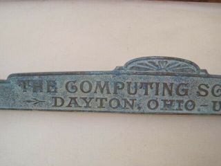 RARE Vintage Victorian Scale Topper The Computing Scale Co Dayton Ohio B4243 3